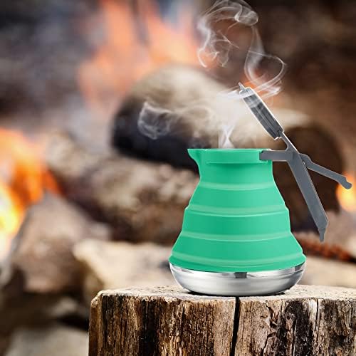 Geiserailie 1.5l Portable Collapsible Kettle Camping Pot