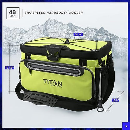 Titan Zipperless HardBody Cooler, Keeps Ice 2 Days