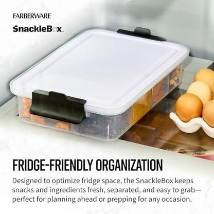 Farberware Snacklebox 7.8 x 12.7 Inch Cutting Board with Lid