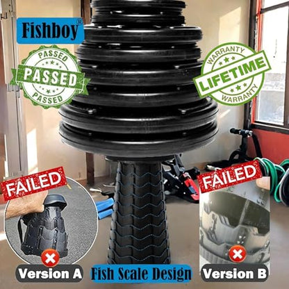2-Pack Collapsible Stool for Adults, Portable Folding Camping Seat, 400lbs