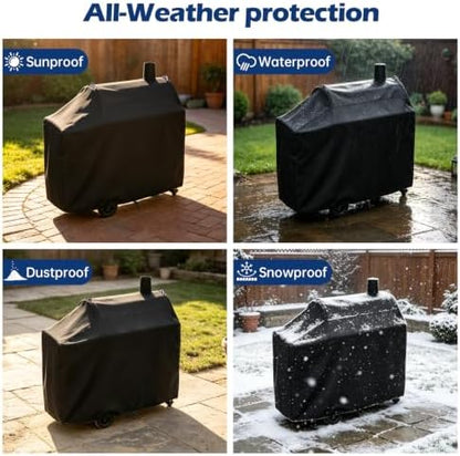 42 Inch Grill Cover for DNKMOR Charcoal Grill with Offset Smoker