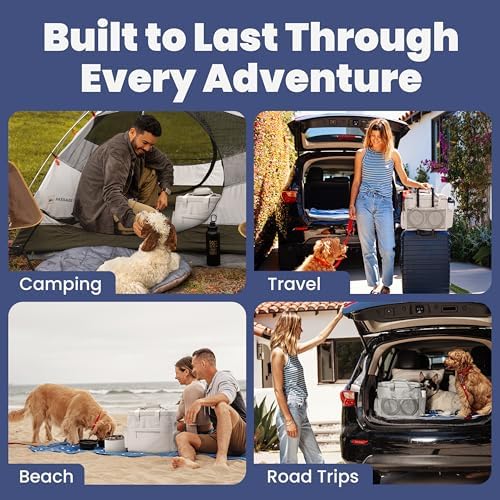 Rubyloo Original Doggy Bag™ Dog Travel Bag for Supplies with Travel Bowls