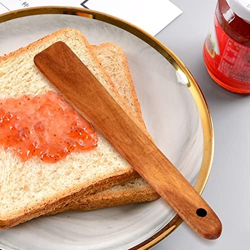 Teak Wooden Spatula for Cooking Spoon Non Toxic Kitchen Utensil Spurtle