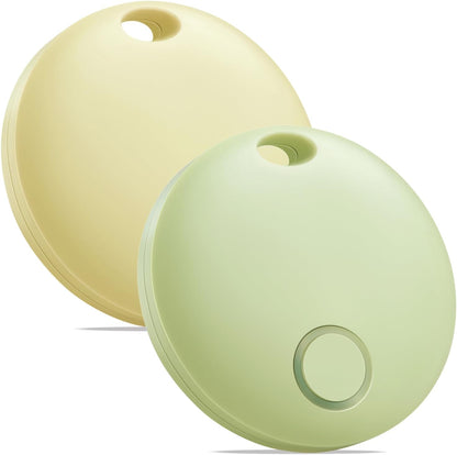 Air Tracker 2 Pack, Smart Bluetooth Tracker Works with Apple Find My (iOS Only), Item Finder Trakcer Tag Locator for Keys, Luggage, Backpack, IP67 Waterproof