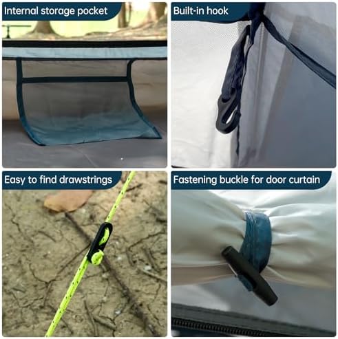 Camping Cube, Inner Tent for 10' x 10' Pop Up Canopy, 4-6 Person Canopy