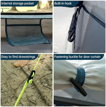 Camping Cube, Inner Tent for 10' x 10' Pop Up Canopy, 4-6 Person Canopy