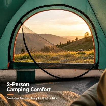 Wind Tour Easy Setup Breathable Mesh Tent for Backpacking & Outdoor Use