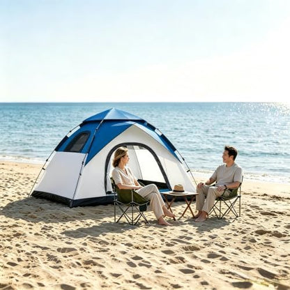 anngrowy Camping Tent 2 Person Instant Family Tent Pop Up Tents for Camping Waterproof Portable Hiking Camp Tent Lightweight Tent for Backpacking Small Tent 4 Season Windproof Quick Compact Dome Tent