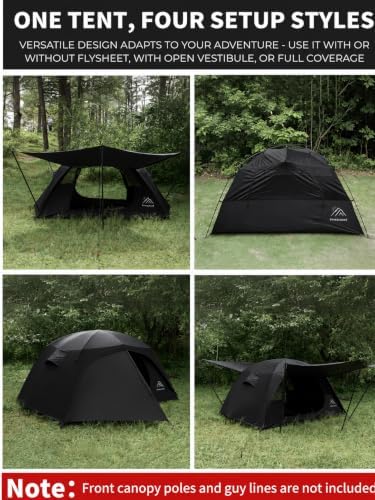 Camping Tent 2 Person, Backpacking Tent, 20D Nylon/Taffeta PU3000mm