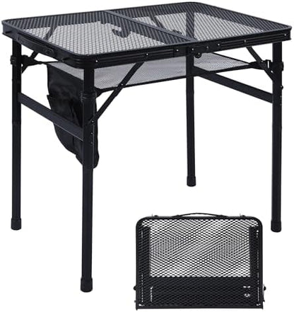JOUYEK Camping Table, 2x1.3 FT Portable Folding Grill Table