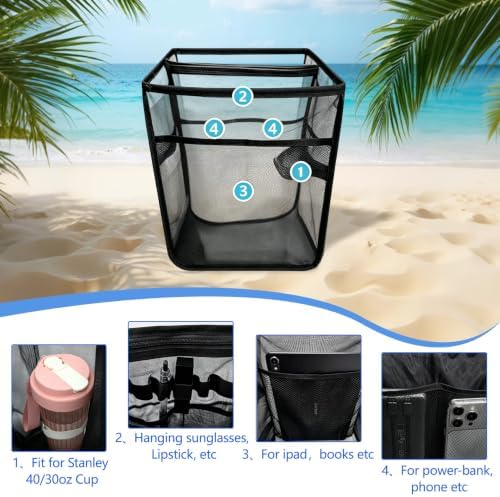 Cooler Insert for X Large Bogg Bag Leakproof Insulated with Mesh Organizer