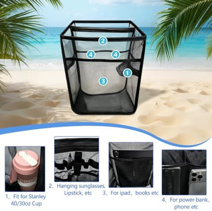 Cooler Insert for X Large Bogg Bag Leakproof Insulated with Mesh Organizer
