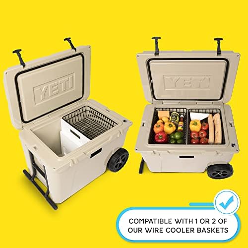 Above Sea Level Ice Pack Divider Compatible with YETI Coolers - Choose Your Size (Tundra Haul, 35/45, 65, Roadie 32, 48/60) - Freeable Cooler Insert for Tundra and Roadie Ice Chests