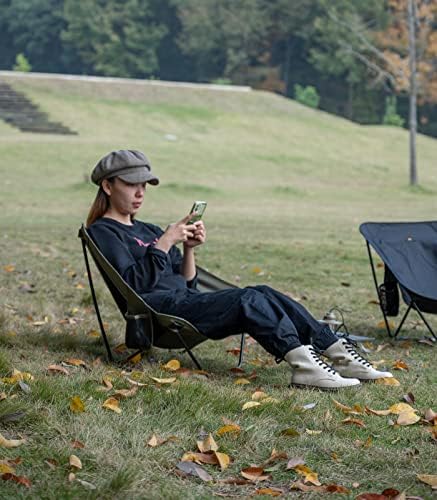 iClimb Low Ultralight Compact Folding Chair (Black)