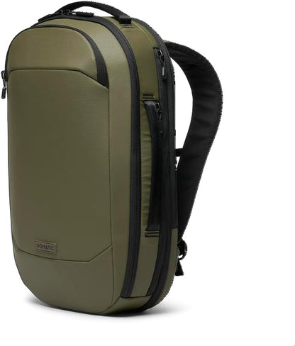 NOMATIC Navigator RS Pack 15L: 15L Premium Backpack w/ 6L Built-In Expansion - Water Resistant Anti Theft Backpack - Laptop Bag - Computer Backpack - Expandable Ranger Green Backpack