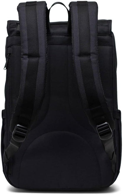 Herschel Supply Co. Little America Mid, Black Tonal, One Size