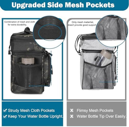 GLENKEY Tactical Lunch Box Men 22L Expandable Insulated Leakproof Cooler
