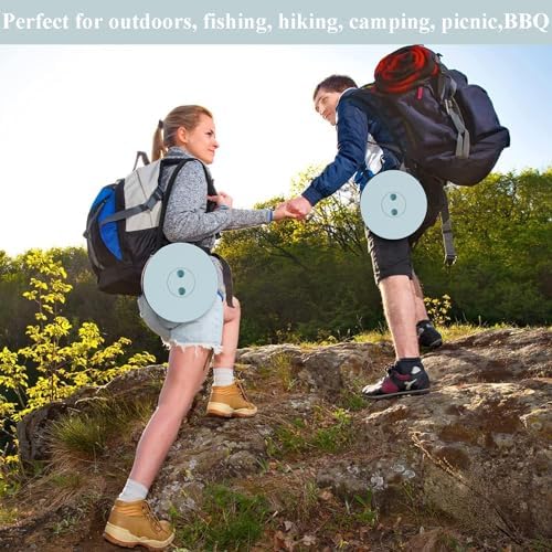 Fishboy Collapsible Stool for Adults, Portable Folding Camping Seat, 400lbs