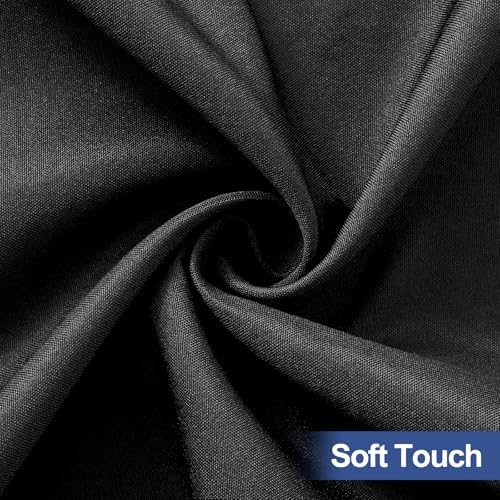 homing Rectangle Table Cloth Cover 8 Foot Black Elastic Fitted Tablecloth