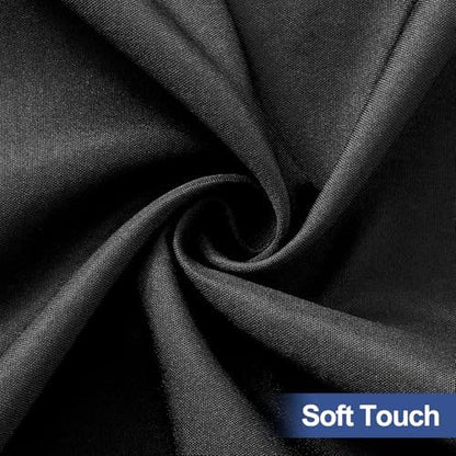 homing Rectangle Table Cloth Cover 8 Foot Black Elastic Fitted Tablecloth