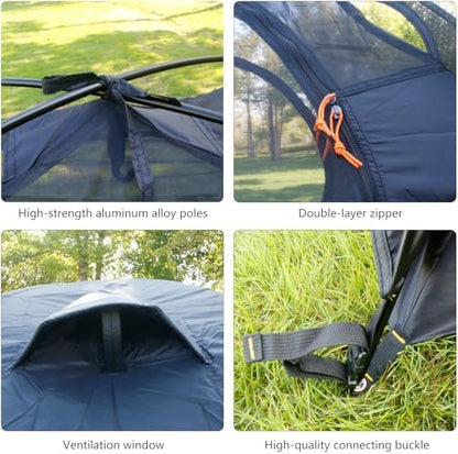 HILLMAN 1/2/3/4 Person Tents for Camping Instant Lightweight Backpacking Tents Easy Set Up Waterproof Family Camping Tent with Rainfly & Carry Bag Portable Dome Tent for Camping Hiking & Traveling