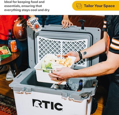 RTIC Ultra-Light Cooler Dry Goods Basket Tray Insert Accessories Perfect for Organization