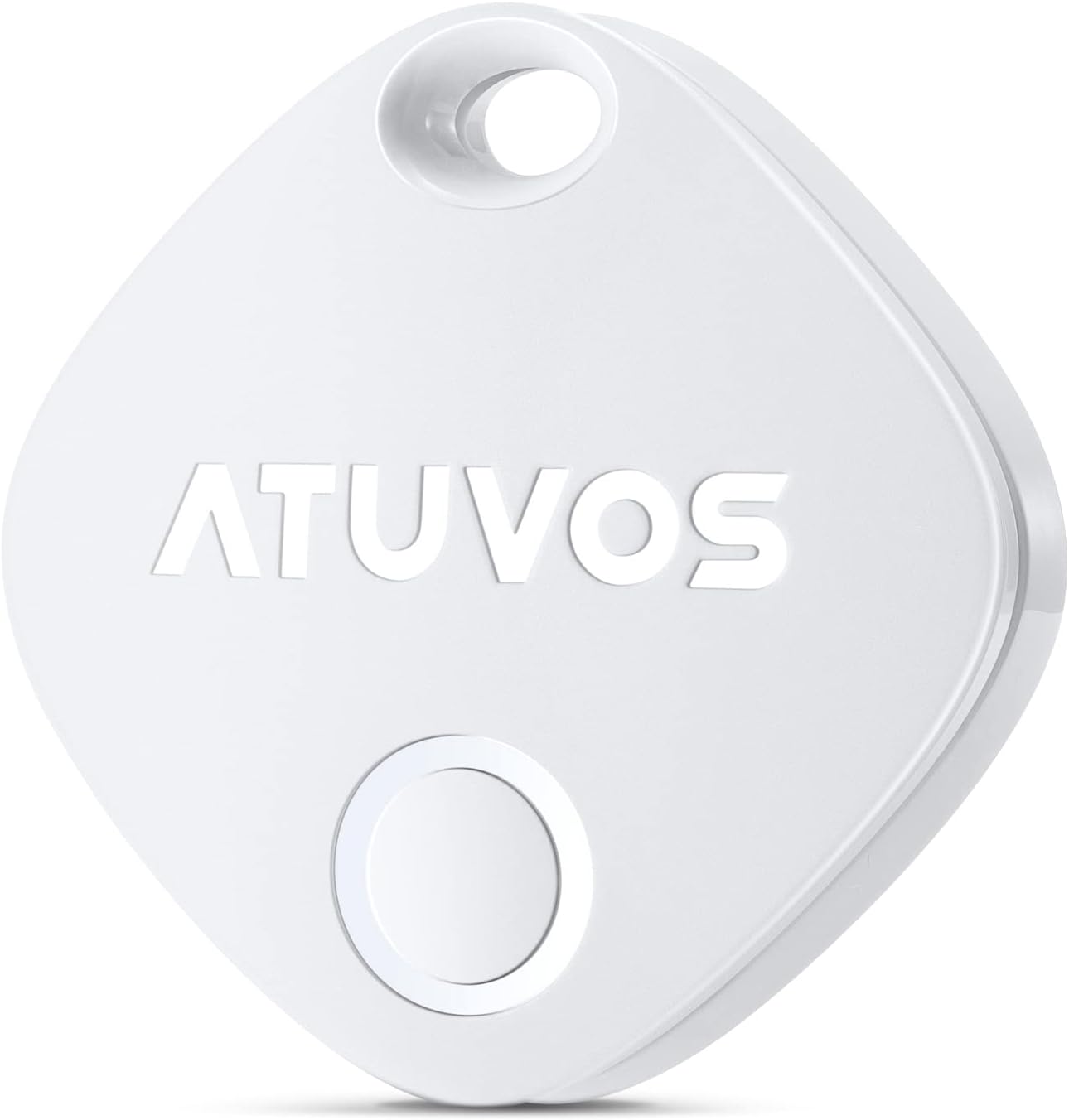 ATUVOS Air Tracker Tag-1 Pack, Bluetooth Luggage Tracker Works with Apple Find My APP (iOS Only, Not for Android), Keys Finder and Item Locator for Luggage, Backpack, Suitcases, Replaceable Battery