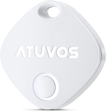 ATUVOS Air Tracker Tag-1 Pack, Bluetooth Luggage Tracker Works with Apple Find My APP (iOS Only, Not for Android), Keys Finder and Item Locator for Luggage, Backpack, Suitcases, Replaceable Battery