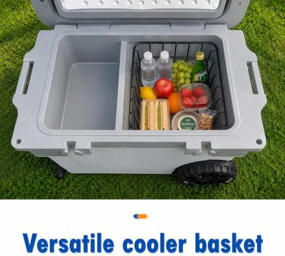 Cooler Basket for RTIC 52 & 72 Qt Ultra-Light Coolers, Heavy-Duty Ultra-Tough Cooler Basket Tray Insert Accessories for Organization