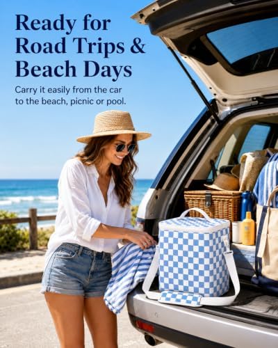 Insulated Cooler Organizer Insert Compatible with XL Bogg Bag,2-in-1 Dry-Wet Separate Tote Insert Leakproof Cooler&Mesh Storage Bag,Bogg Bag Accessories for Beach,Camping