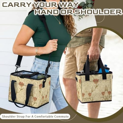 Collapsible Insulated Cooler, Medium, Shoulder Strap/Top Hand