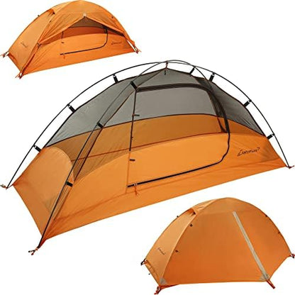 Clostnature 1/2/3/4 Person Lightweight Backpacking Tent, Easy Setup Tent