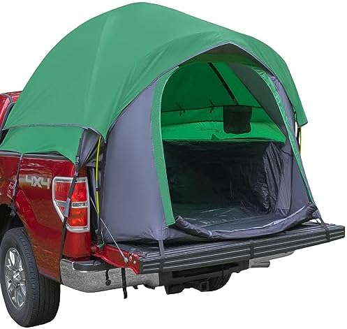 Truck Bed Tent - Water-Resistant Vented Camper Shell - Fits 5.5 to 6ft Truck Bed - 2 Person Camping Tent with Carry Bag by Wakeman Outdoors