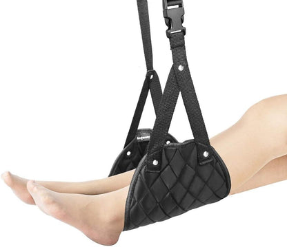 Airplane Foot Rest (Travel Comfortably), Perfect Airplane Travel Essentials, Portable Foot Hammock Airplane Plane Travel Accessorie, Long Flight Essentials, Relax your feet & Leg Airplane Foot Hammock