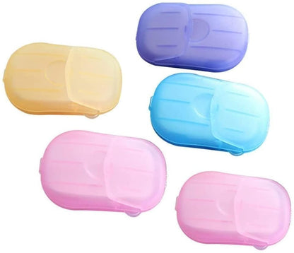 JJLFresheners 5 Box 500 Sheets Disposable Soap Paper 5 Boxes Hand Cleaner Fragrance Mini Color Soap Paper for school Indoor, Outdoor, Travel, Camping Hiking Camping