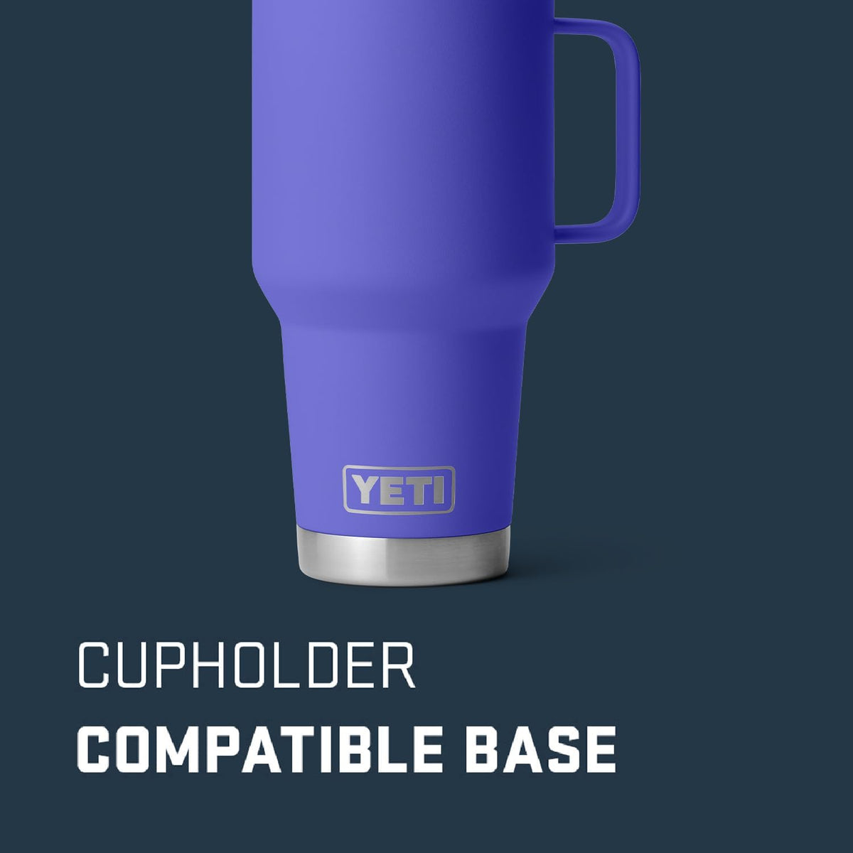 YETI Rambler 30 oz Travel Mug, Stainless Steel, Vacuum Insulated with Stronghold Lid