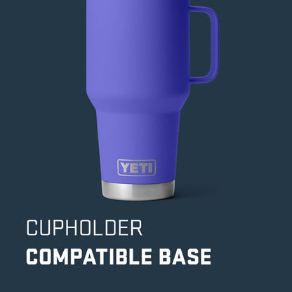 YETI Rambler 30 oz Travel Mug, Stainless Steel, Vacuum Insulated with Stronghold Lid