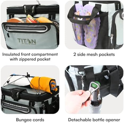 Titan Zipperless HardBody Cooler, Keeps Ice 2 Days
