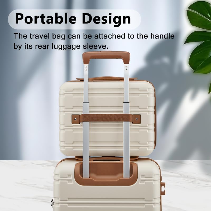 Luggage Sets, Suitcase with Spinner Wheels, PC+ABS Hardshell Travel Luggage Set with TSA Locks,Lightweight Rolling Luggage，Carry on suitcase with YKK Zippers (Pink)