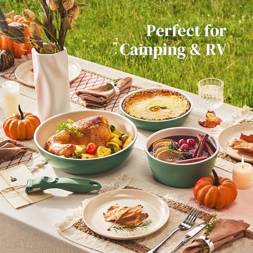 Redchef Kitchen Cookware Set Detachable Handle, All Stoves Suitable, 5 Pcs