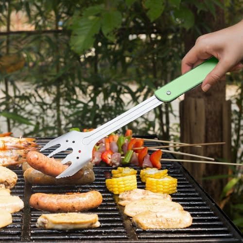 ROXON 6-in-1 Grill Tools Set, Metal Griddle Accessories Kit for Blackstone