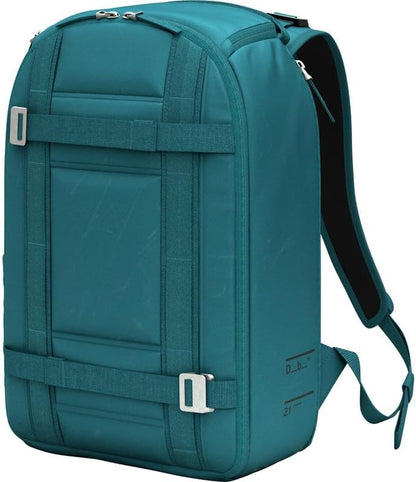 Db Journey Ramverk Backpack - Durable Travel Backpack with Laptop Compartment & Pockets for Work, Luggage Backpack with Roller Bag Hook Up System, 21L - Midnight Teal