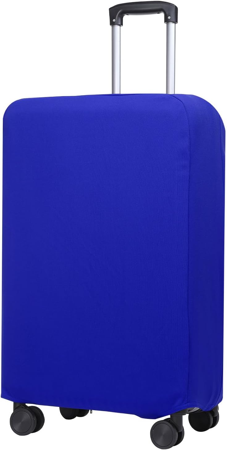 PATIKIL Luggage Cover, Suitcases Covers Elastic Carry on Cover Protector Washable Scratch-Resistant Fits 19-21 Inch Luggage for Travel Business Trips, Blue