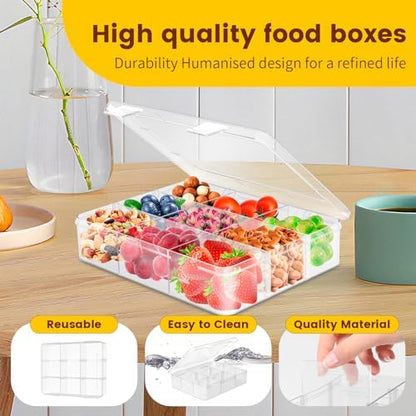 12 Pcs Snack Box Container