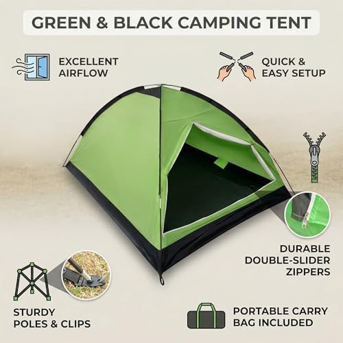 XL Camping Tent 1/2 Person Small Tents Lightweight Waterproof Adult