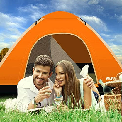 Portable Camping Tent, 2 Person Lightweight, Waterproof Windproof, UV Protection for Outdoor US