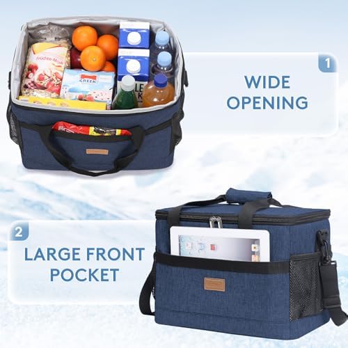 Lifewit Cooler Bag 30/50/60 Cans Collapsible, Insulated Large Lunch Bag