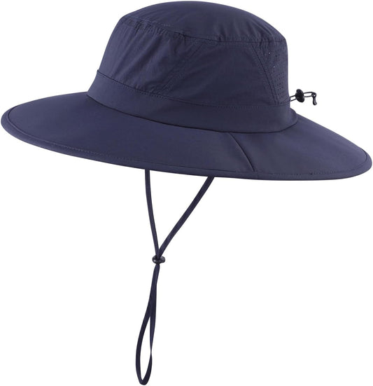 Home Prefer UPF 50+ Sun Hats for Men Women Foldable Wide Brim Fishing Hat Quick Dry Summer Outdoor Garden Safari Bucket Hat