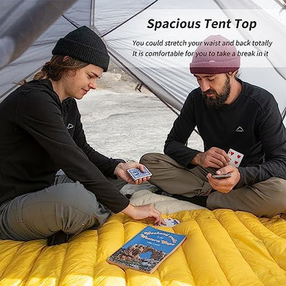 Naturehike Mongar 2 Person Backpacking Tent, 3 Season Ultralight Lightweight 2 Person Tent, Double Layer Free Standing Tents for Camping Hiking Cycling