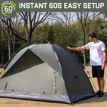 Happy Travel 2/4 Person Camping Tent, Instant Easy Pop Up Tents for Camping